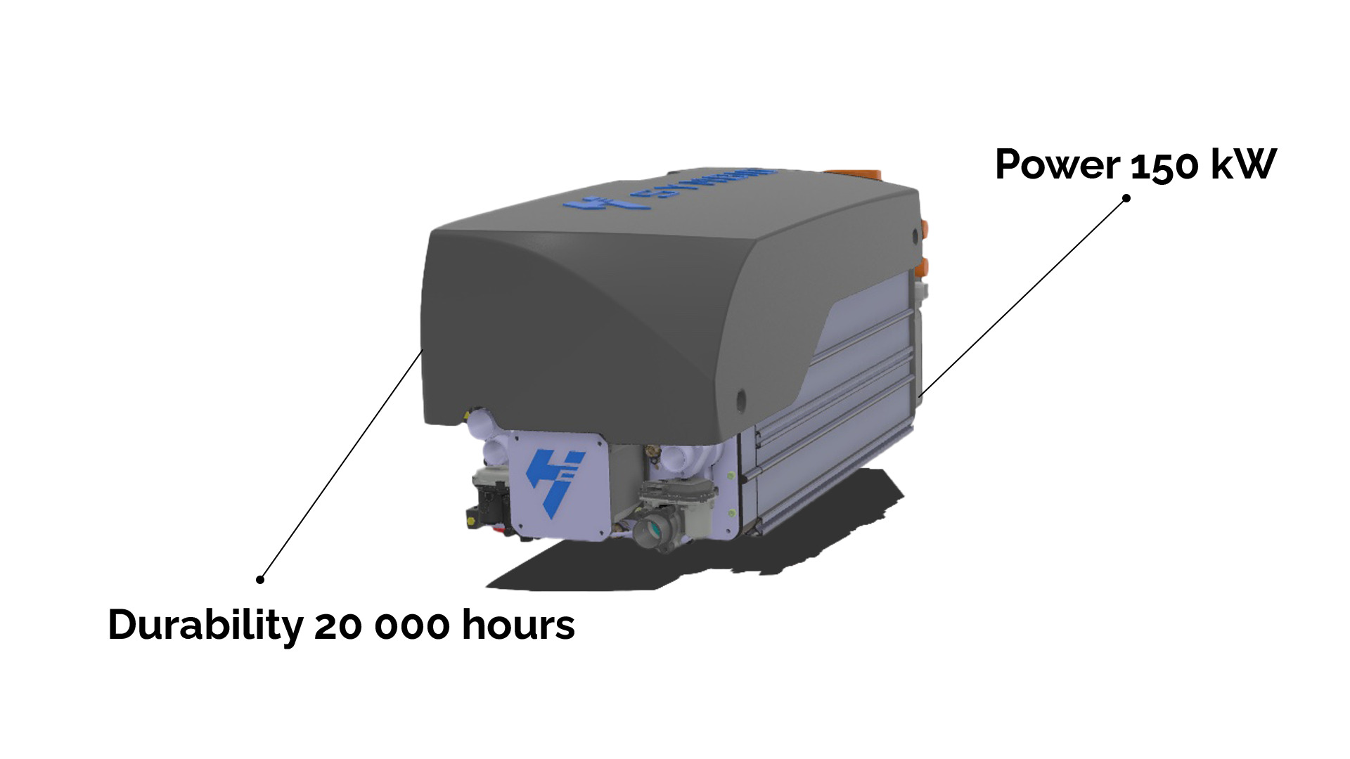 Fonctionnalités de la pile à combustible StackPack 150