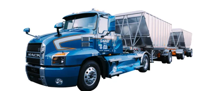 Savage and Symbio Lightest Drayage Fuel Cell Truck