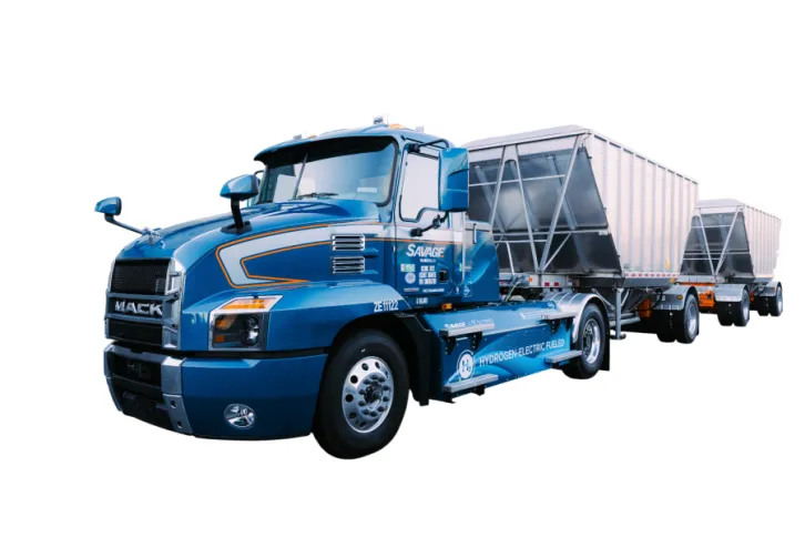 Savage and Symbio Lightest Drayage Fuel Cell Truck